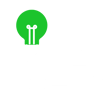 Icône d'ampoule verte accompagnée d'un camion lourd, symbolisant l’innovation et la créativité de Neo TMS pour transformer la gestion du transport.